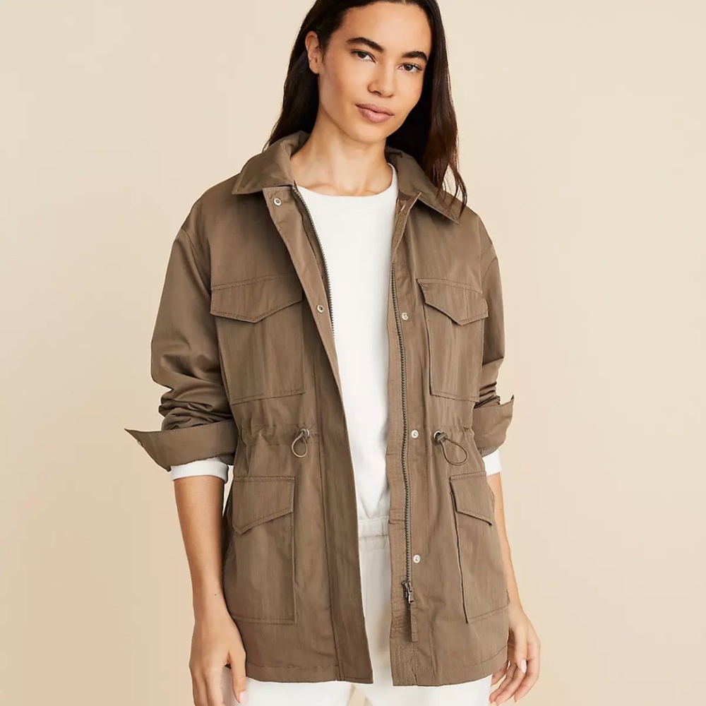 Lou & Grey Water-Resistant Utility Jacket